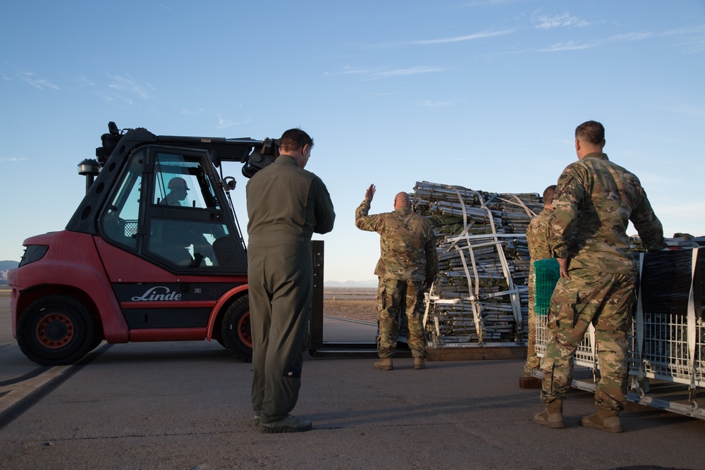 Operation Faithful Patriot C-130 Supply Transfer