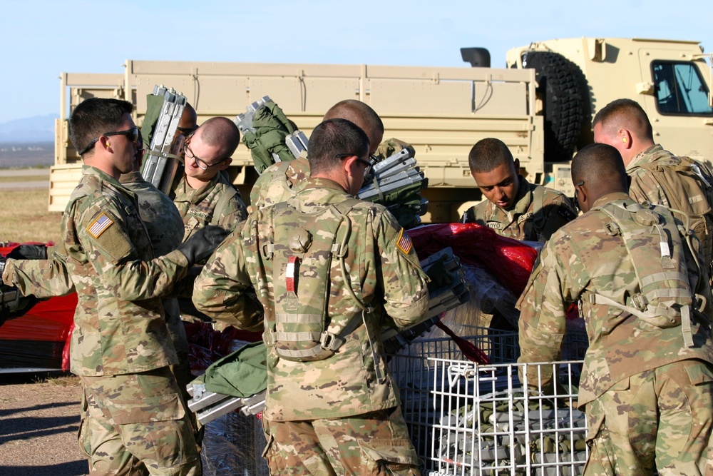 C-130 Airlifts equipment from Fort Huachuca to Davis-Monthan Air Force Base