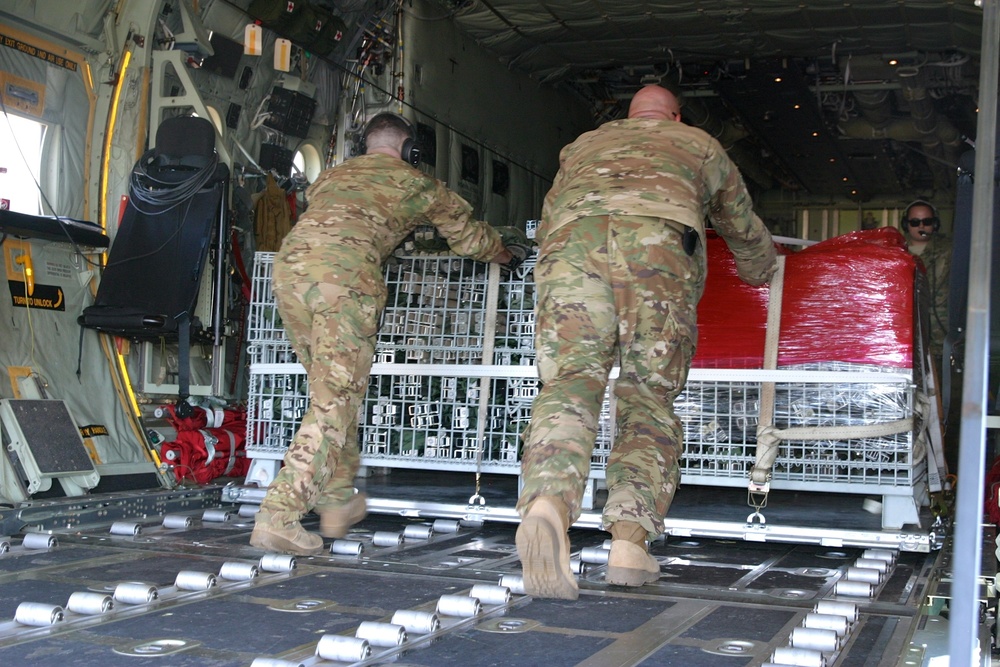 C-130 Airlifts equipment from Fort Huachuca to Davis-Monthan Air Force Base