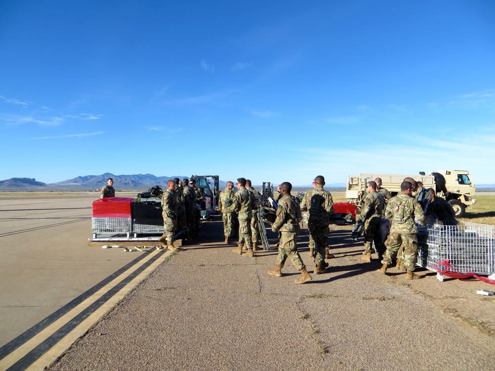 C-130 Airlifts equipment from Fort Huachuca to Davis-Monthan Air Force Base