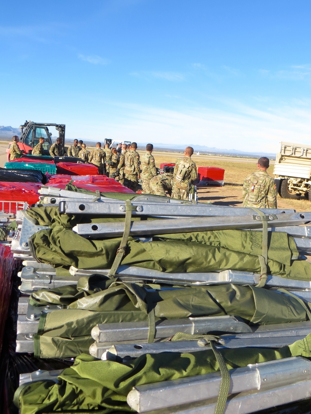 C-130 Airlifts equipment from Fort Huachuca to Davis-Monthan Air Force Base