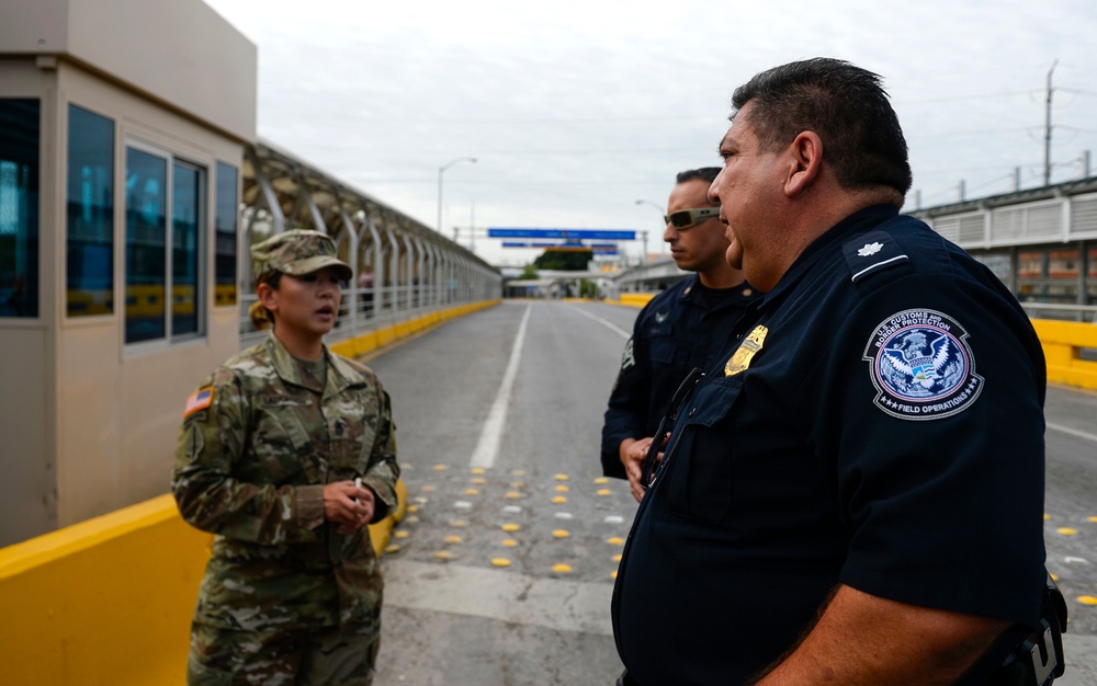 Army Engineers Apply Concertina Wire Along Mexico Border