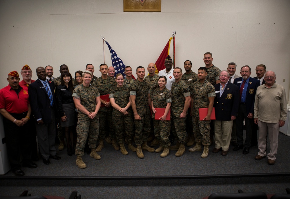 Marines and Sailors awarded across MCAS Miramar