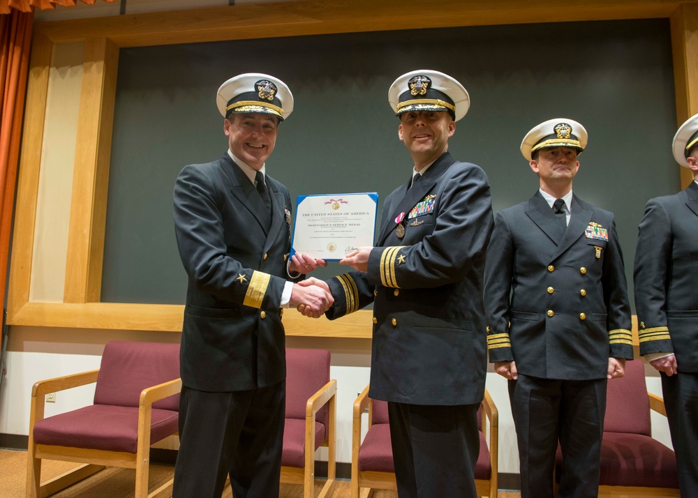 Submarine Group 9 Force Protection Det. 1 Holds Change of Command