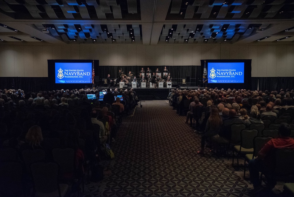 The U.S. Navy Band Commodores perform in Jekyll Island