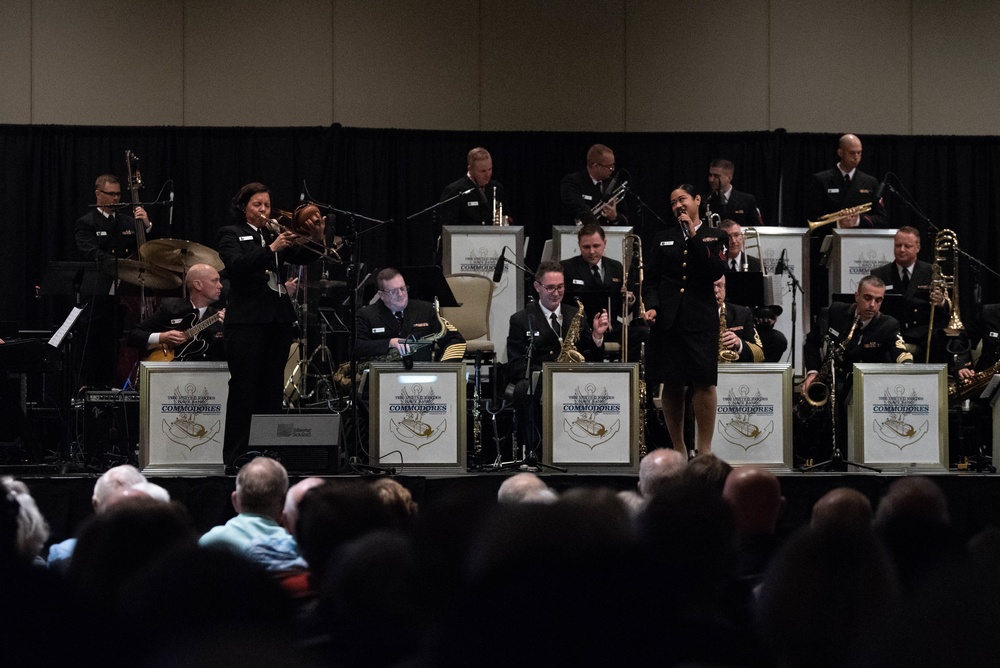 The U.S. Navy Band Commodores perform in Jekyll Island