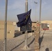 Indiana state flag lowers over Camp Arifjan