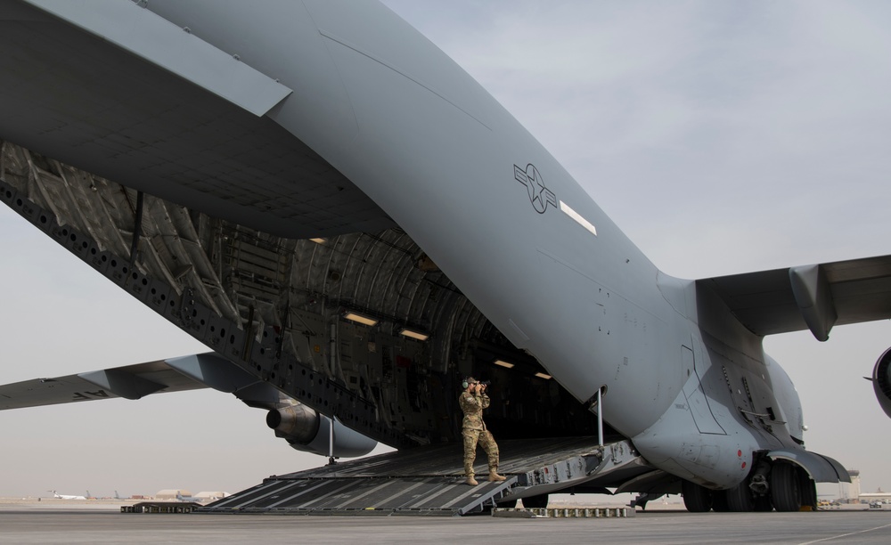 816th EAS moves cargo across the AOR