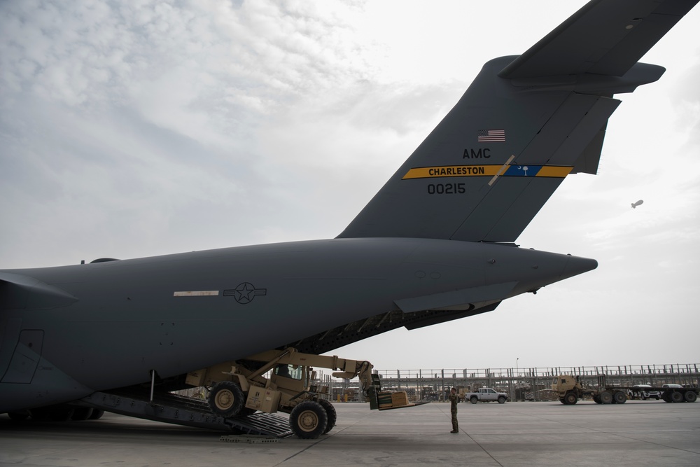 816th EAS moves cargo across the AOR