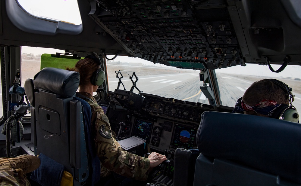 816th EAS moves cargo across the AOR
