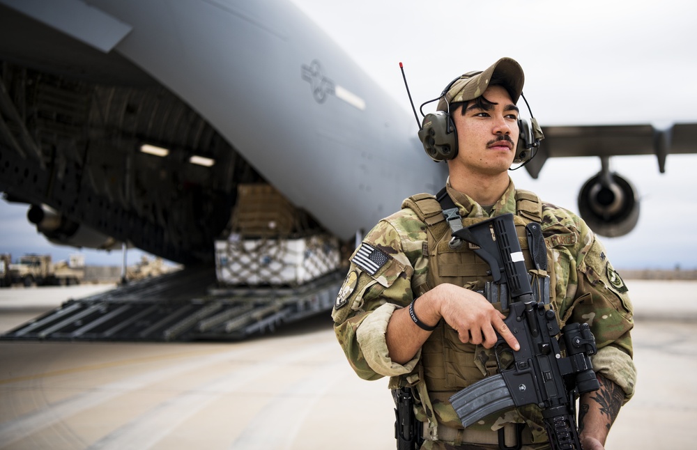 816th EAS moves cargo across the AOR
