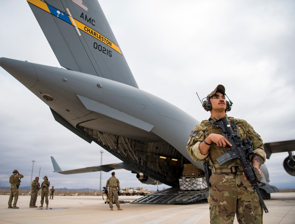 816th EAS moves cargo across the AOR