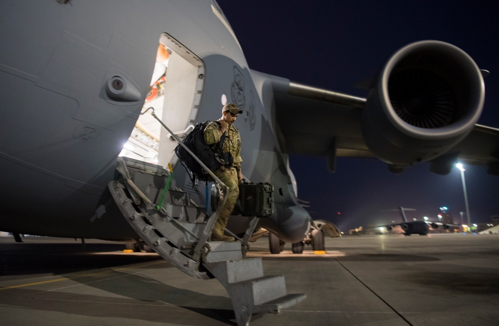 816th EAS moves cargo across the AOR