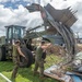 NMCB 1 removes debris from Tinian elementary school, ballpark