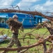 NMCB 1 removes debris from Tinian elementary school, ballpark