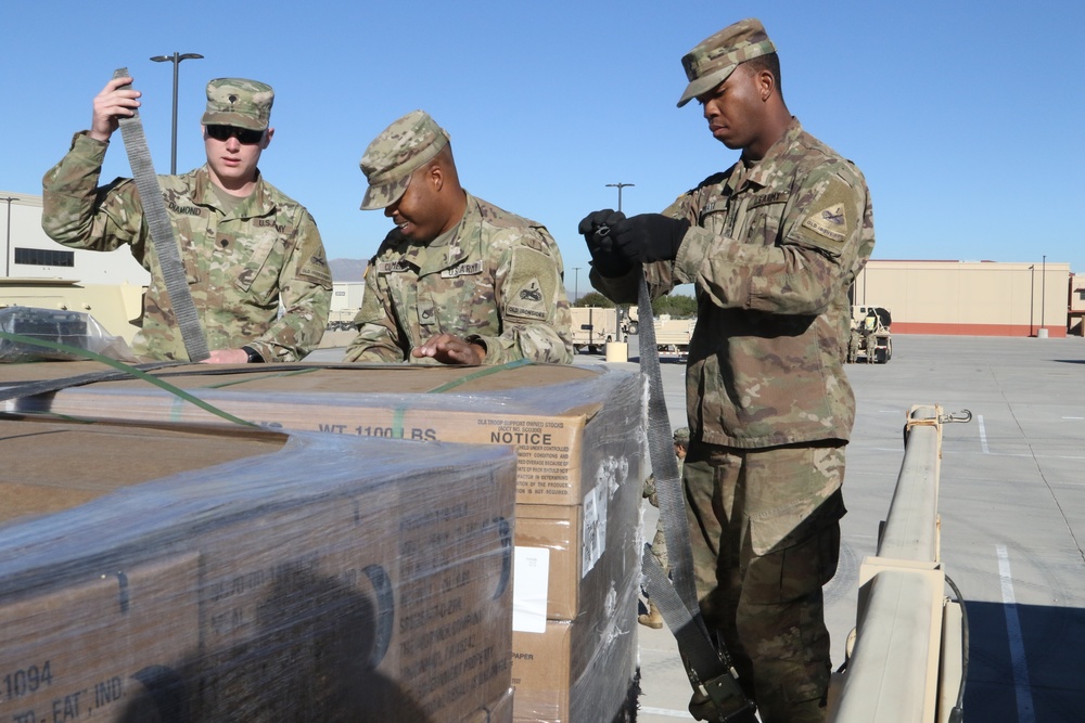 Fort Bliss Sustainment Soldiers Prepare to Support Operation Faithful Patriot