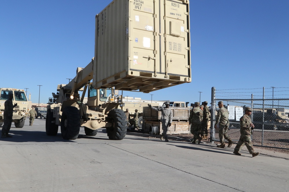 Fort Bliss Sustainment Soldiers Prepare to Support Operation Faithful Patriot