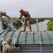 Hidalgo Texas Port of Entry Concertina Wire Deployment