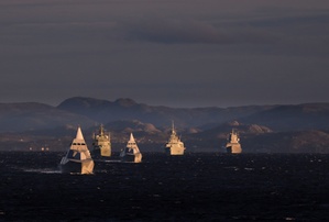 China sent warships and dozens of fighter jets toward Taiwan