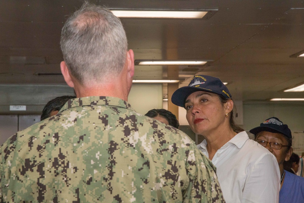 USNS Comfort Hosts Karla Schaefer, Representative of Piura, Peru