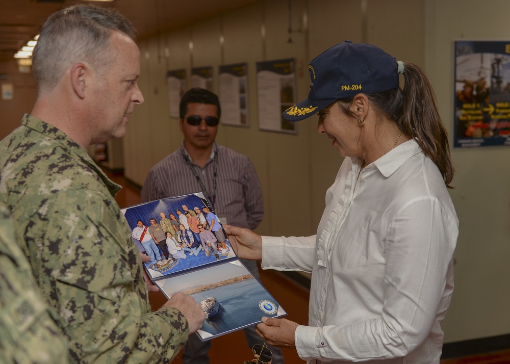 USNS Comfort Hosts Karla Schaefer, Representative of Piura, Peru