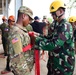 Hawaii Army National Guard Soldiers train beside Indonesian and Philippine disaster response teams