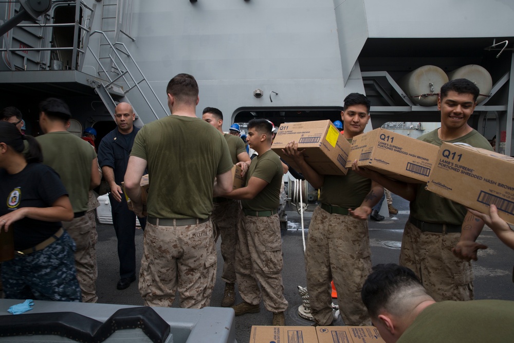 USS Anchorage Replenishment-at-Sea