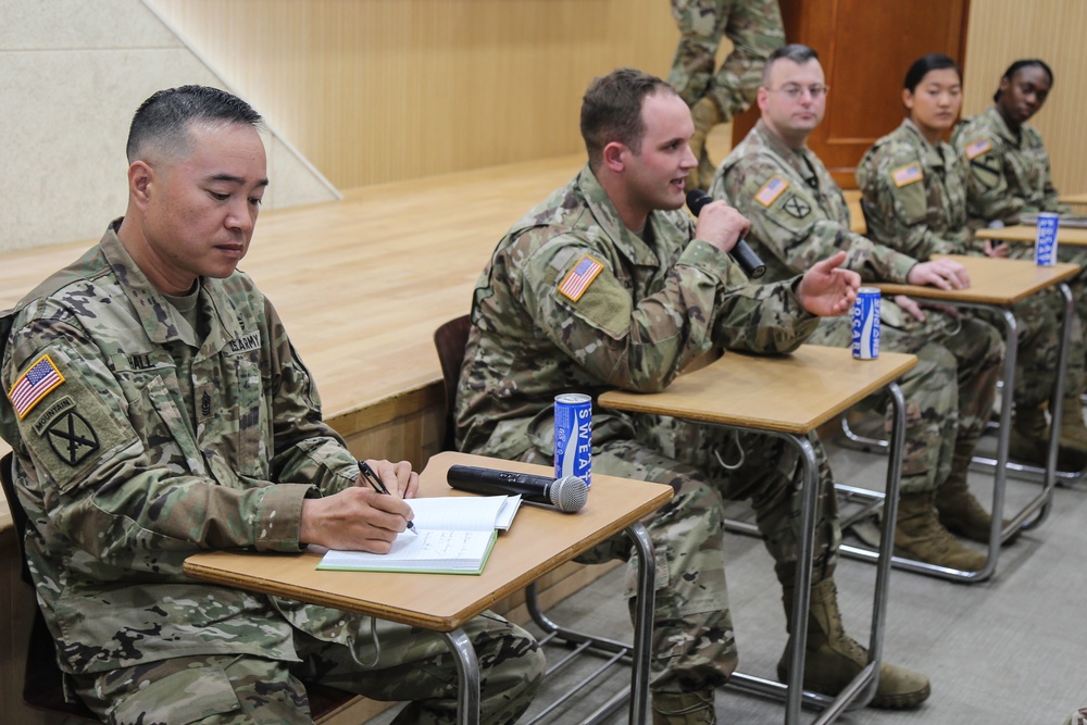 19th ESC commander shares professional insights with KNU ROTC Cadets