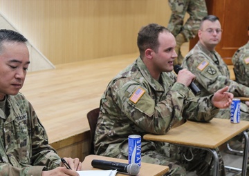 19th ESC commander shares professional insights with KNU ROTC Cadets