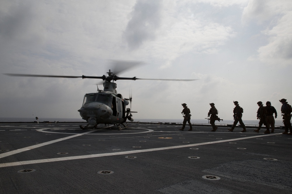 USNS Carson City Flight Operations