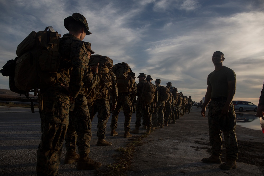 31st MEU, CLB-31 Marines arrive aboard Ashland to aid Yutu relief efforts