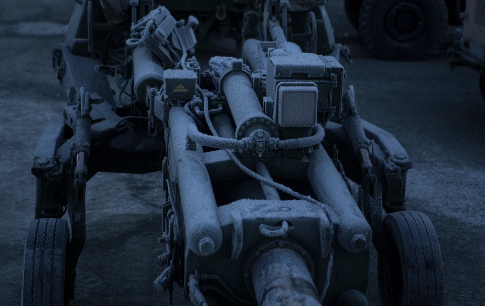 Echo Battery Marines conduct convoy during Exercise Trident Juncture 18