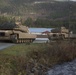 Abrams tanks roll down Norwegian streets