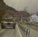 Abrams tanks roll down Norwegian streets