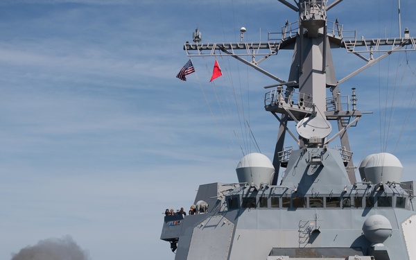USS Jason Dunham Mark 45 5-inch Gun