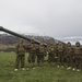 Echo Battery sets up a M777A2 Light Weight Towed Howitzer during Trident Juncture 18