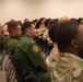 Soldiers and CBP Officers and Agents attend Joint Reception, Staging, Onward Movement, and Integration (JRSOI) Briefing