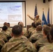 Soldiers and CBP Officers and Agents attend Joint Reception, Staging, Onward Movement, and Integration (JRSOI) Briefing