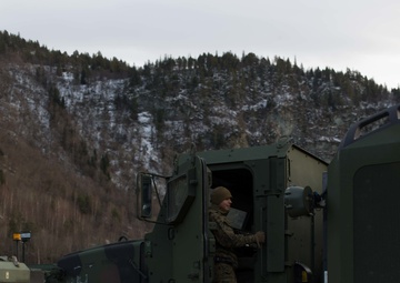 Combat Logistics Battalion 2 Marines Load a Convoy to Resupply 2nd Marine Division