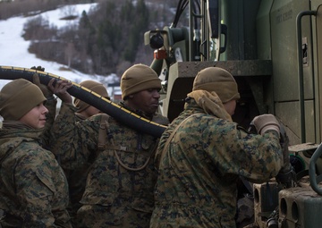 Combat Logistics Battalion 2 Marines Load a Convoy to Resupply 2nd Marine Division