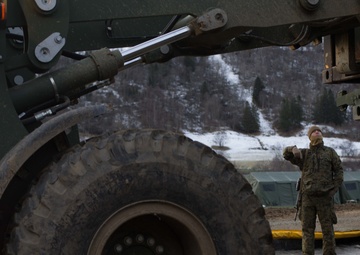 Combat Logistics Battalion 2 Marines Load a Convoy to Resupply 2nd Marine Division