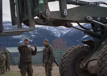 Combat Logistics Battalion 2 Marines Load a Convoy to Resupply 2nd Marine Division