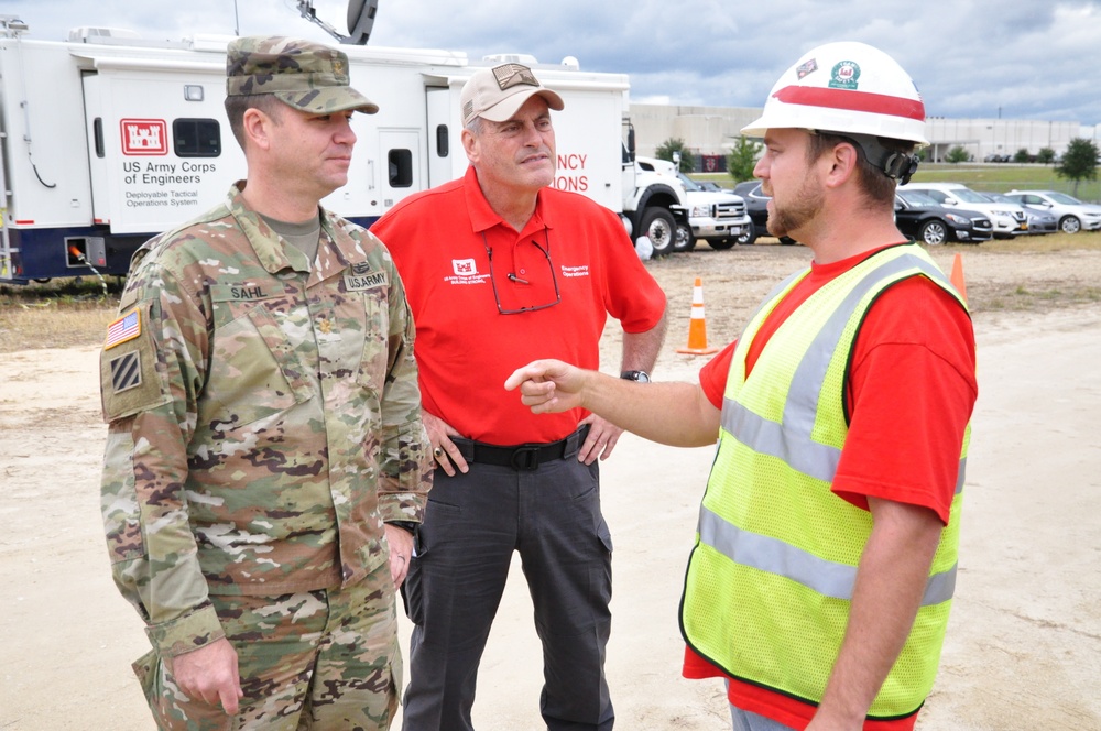 Task Force Michael Initial Staging Base Visit