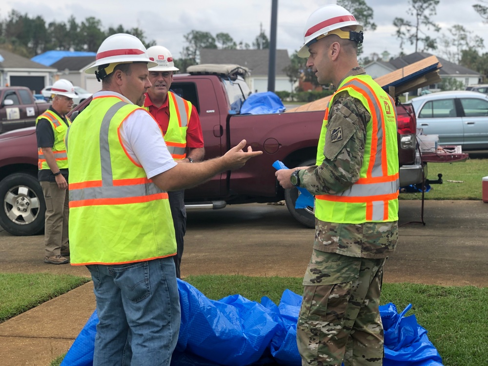 USACE Leadership Visit Operation Blue Roof In Florida