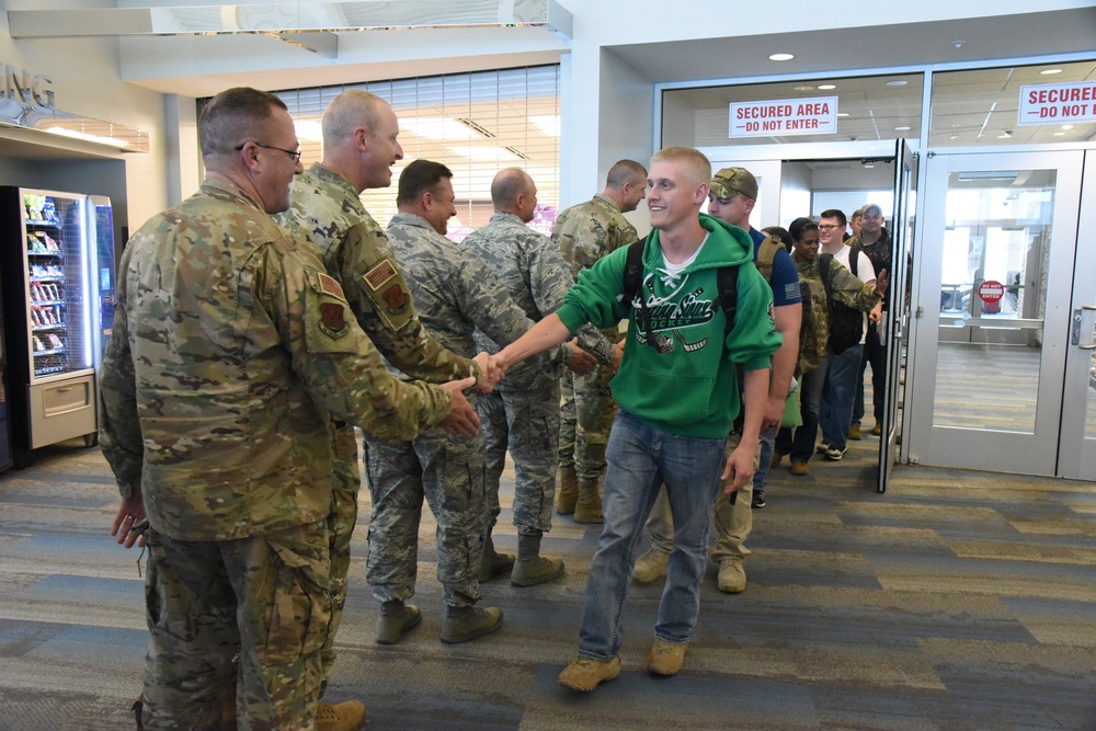 219th Security Forces members return from deployment