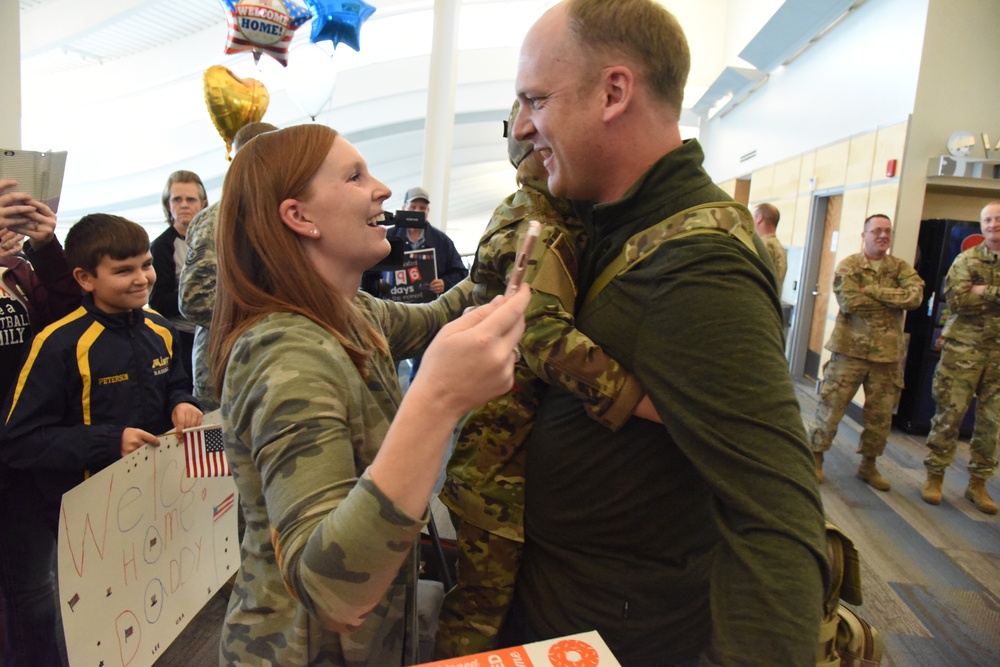 219th Security Forces members return from deployment