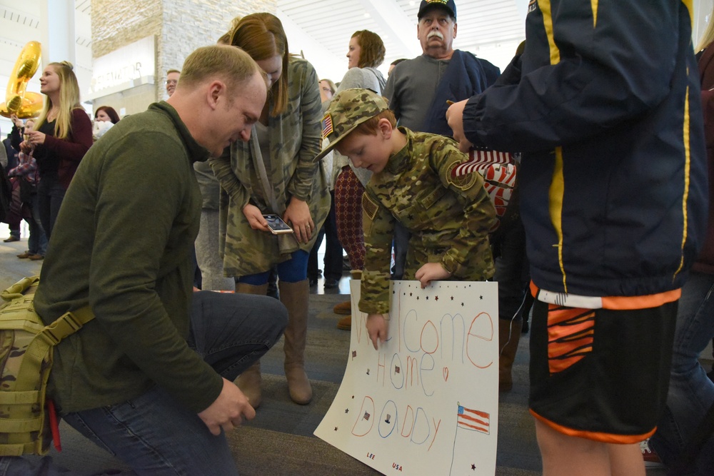 219th Security Forces members return from deployment