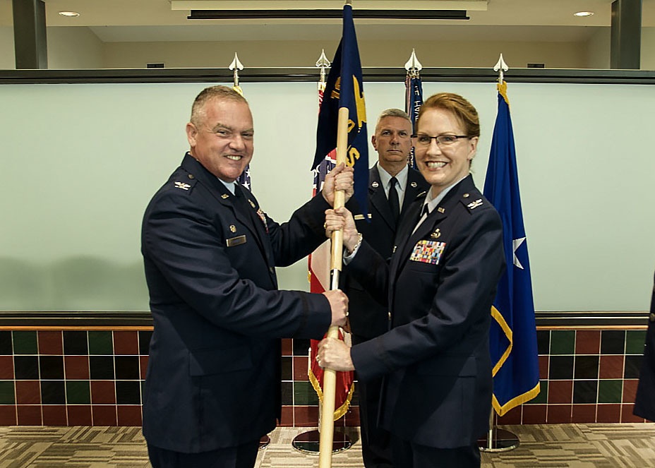186th Air Combat Operations Support Squadron Change of Command