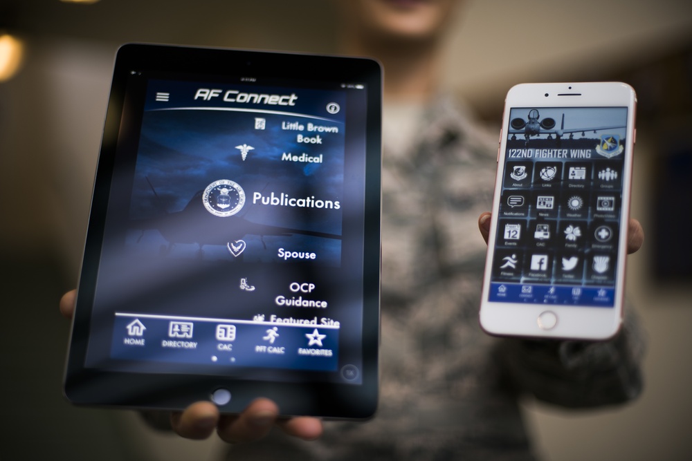 122nd FW Blacksnakes test new AF Connect app