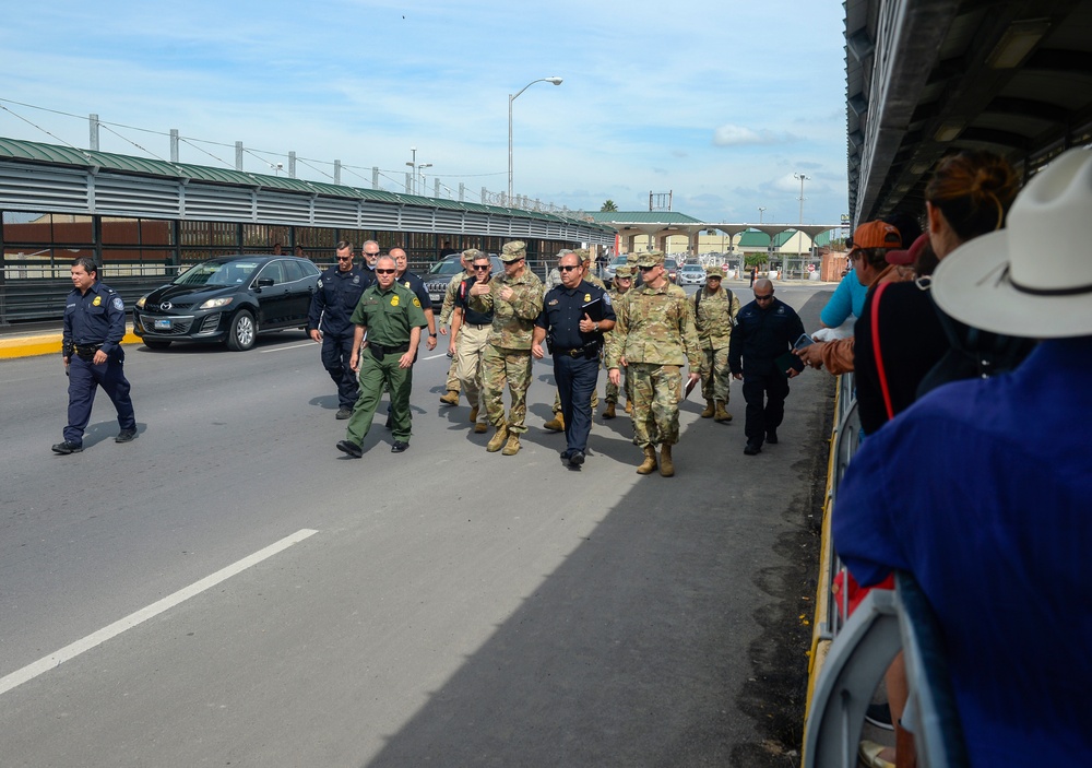 Gen. Jeffery Buchanan visits Southwest Border
